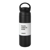 EccoTech 500 ML Tutma Kulplu Çelik Dizayn Siyah Renk Termos
